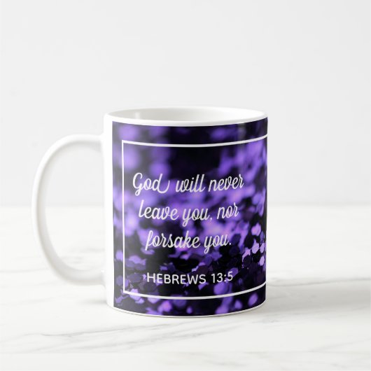 Mug Purple Sparkle EMMANUEL Noël (Gauche)