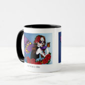 Mug Purple Sugar Crâne Fée (Devant gauche)