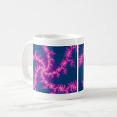 Mug Purple Swirl - Art Fractal (Devant gauche)