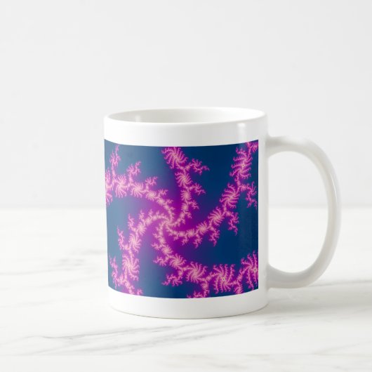 Mug Purple Swirl - Art Fractal (Droite)