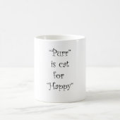 Mug purr est chat pour heureux (Centre)