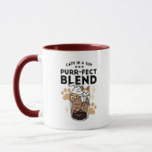 Mug Purr-fect Blend : Cat and Coffee Art for Pet Lover (Gauche)