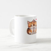 Mug “Purr-fect Pair” “Double the Whiskers, Double the  (Devant gauche)