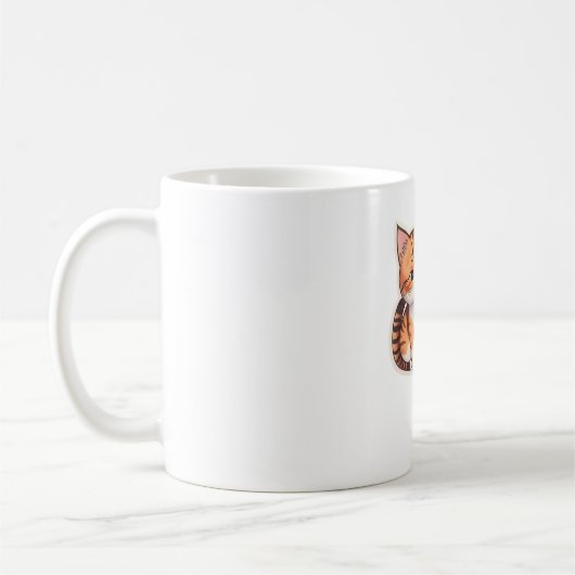 Mug “Purr-fect Pair” “Double the Whiskers, Double the  (Gauche)
