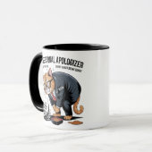 Mug Purr-fectly Sorry: Professional Apologizer Cat (Devant gauche)