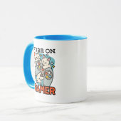 Mug Purr On Gamer - Conception De Jeu De Chat Cute (Devant gauche)