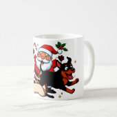 Mug Purr-suit of Fun: Santa’s Pet Parade (Devant droit)