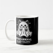 Mug Purranormal Cat-tivity Ghost Cat Art (Gauche)