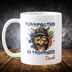 Mug Purrfection en cours Chat Hip Hop