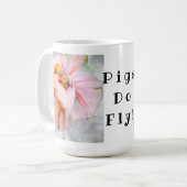 Mug Purty Pretty Piggy dans une robe, quand les cochon (Devant gauche)