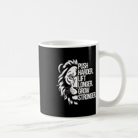 Mug Push Harder. Soulevez Plus Longtemps. Augmentez Pl (Droite)