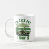 Mug Push Lawn Mower I'm Y And I Mow It Funny Mowing Da (Gauche)