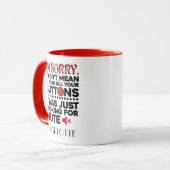 Mug Push Your Buttons Maman Anniversaire Gag Personnal (Devant gauche)
