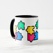Mug puzzle (Devant gauche)