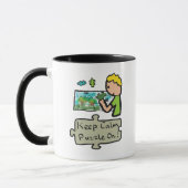 Mug Puzzle Conserver le calme (Gauche)