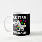 Mug Puzzle de dinosaure T-Rex pour la sensibilisation (Gauche)