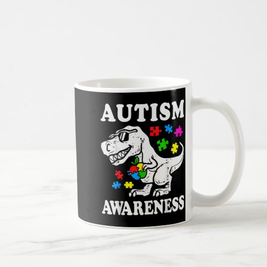 Mug Puzzle de dinosaure T-Rex pour la sensibilisation (Droite)