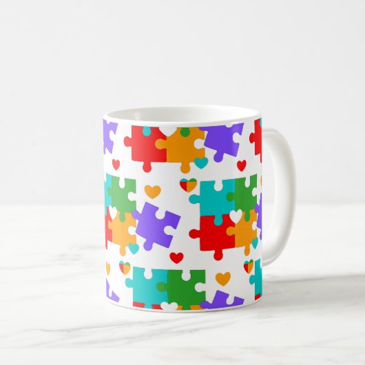 Mug Puzzle de la vie (Devant droit)