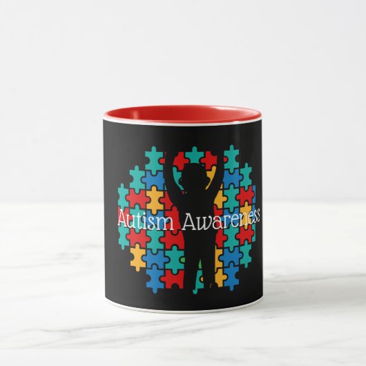 Mug Puzzle de l'autisme (Centre)