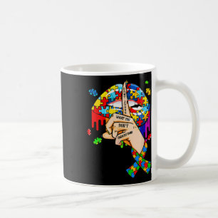 Mug Puzzle de lèvres dégoulinantes d'autisme Femmes se
