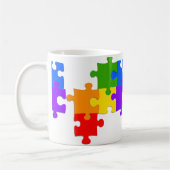 Mug Puzzle de LGBT (Gauche)