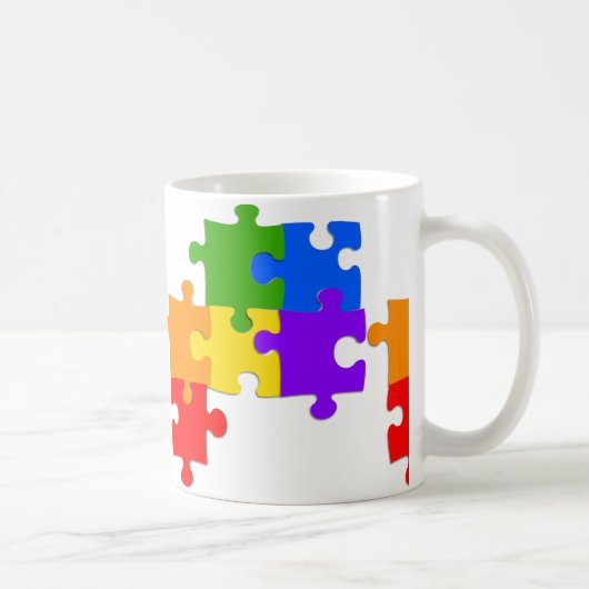 Mug Puzzle de LGBT (Droite)