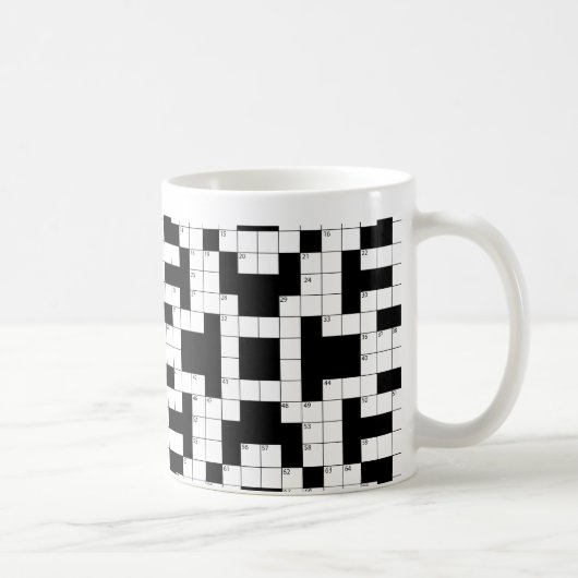 Mug Puzzle de mots croisés (Droite)
