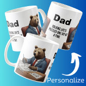 Mug Puzzle de papa Ours en costume