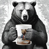 Mug Puzzle de papa Ours en costume