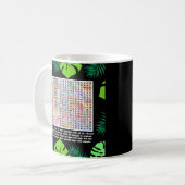 Mug Puzzle de recherche de mots d'été (Devant gauche)