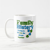 Mug Puzzle d'histoire familiale (Gauche)