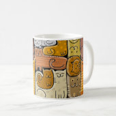 Mug Puzzle Funny Chats House sans joint (Devant droit)
