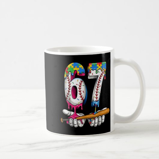 Mug Puzzle Garçon Baseball Crème Glacée qui Dégouline (Droite)