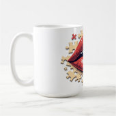 Mug Puzzle lèvres pop (Gauche)