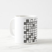Mug Puzzle noir et blanc Lover (Devant gauche)