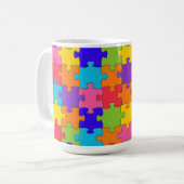 Mug Puzzle Puzzle Puzzle Puzzle (Devant gauche)