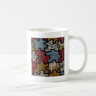 Mug Puzzle Rockabilly Impression Animale RAB