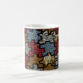 Mug Puzzle Rockabilly Impression Animale RAB (Centre)