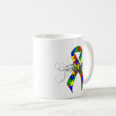 Mug Puzzle Ruban papillon (Devant droit)