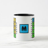 Mug Puzzle WORD GAME DINK Pickleball MONOGRAMME (Centre)