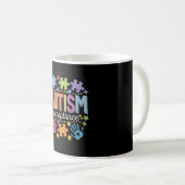 Mug Puzzles de sensibilisation et d'acceptation de l'a (Devant droit)