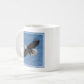 Mug Pygargue à tête blanche en vol (Devant gauche)