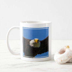 Mug Pygargue à tête blanche en vol rapproché