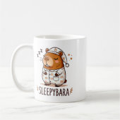 Mug Pyjamas de nuit de Capybara Officielle Dormir Slee (Gauche)