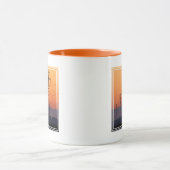Mug Pylônes électriques au coucher du soleil (Centre)