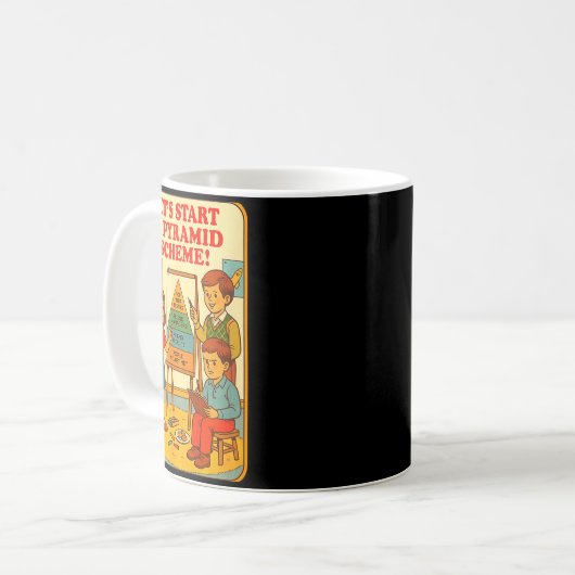 Mug Pyramid Scheme Funny Blackcraft Cult Dark Humor Sa (Devant gauche)