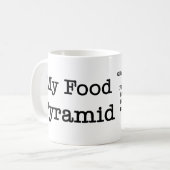Mug Pyramide alimentaire de Bacon (Devant gauche)