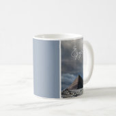 Mug Pyramide antique avec ciel orageux, Égypte (Devant droit)