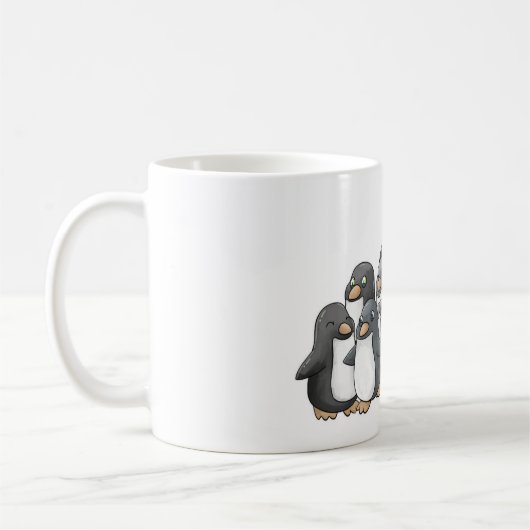 Mug Pyramide de pingouin (Gauche)
