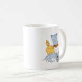 Mug Pyramide des chats - Groupe de chats (Devant droit)